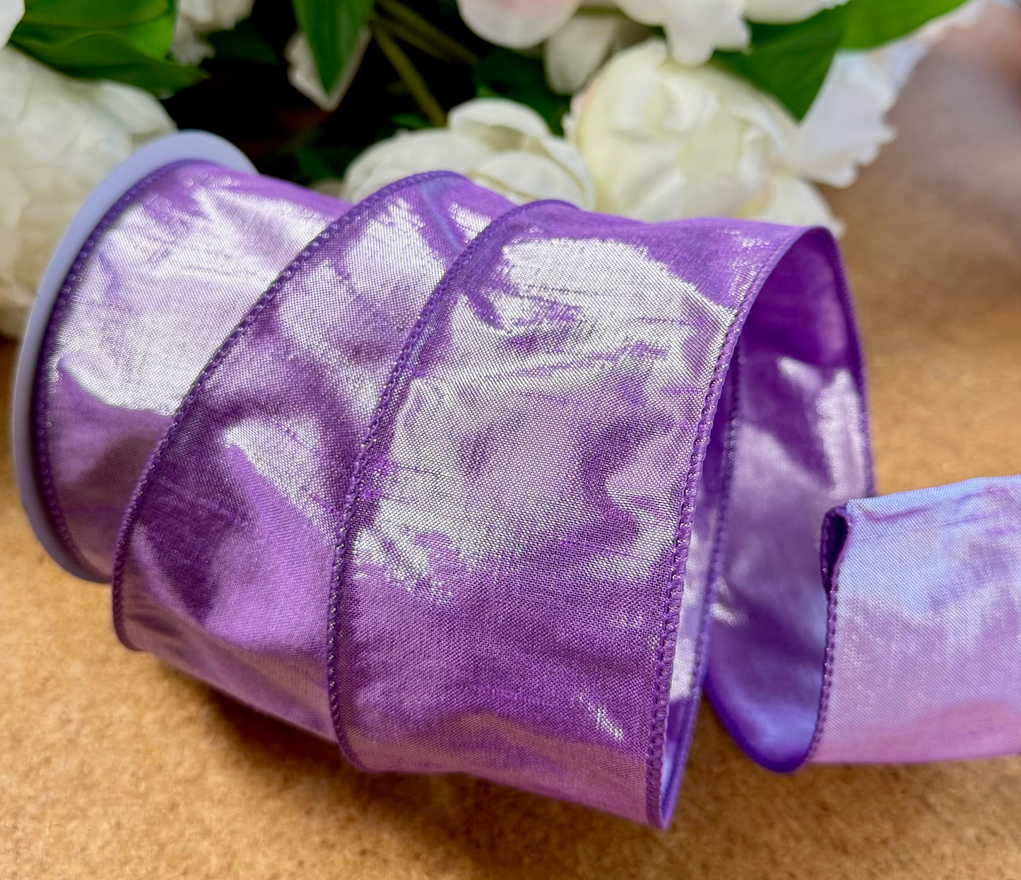 Shiny Lavender Ribbon 2.5 Inches by 10 Yards