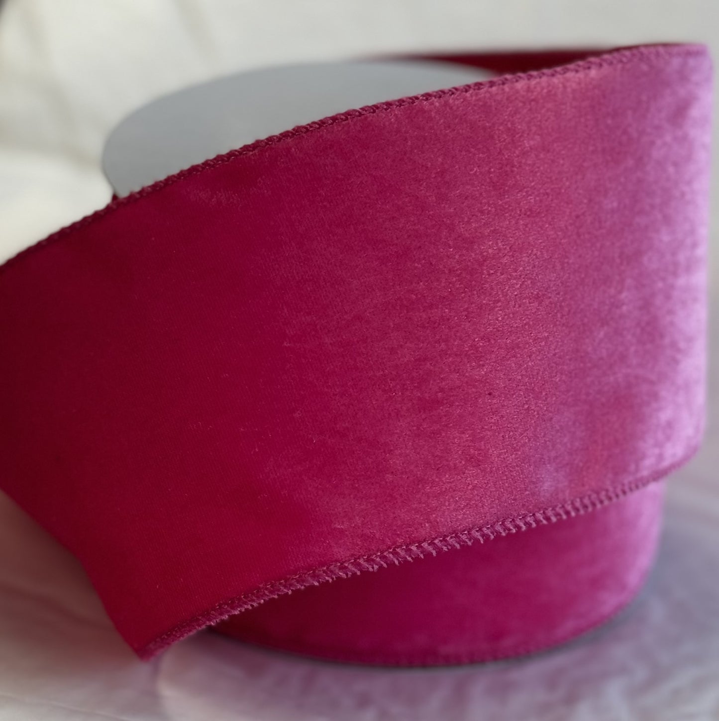Pink Velvet Ribbon 4 Inches by 10 Yards